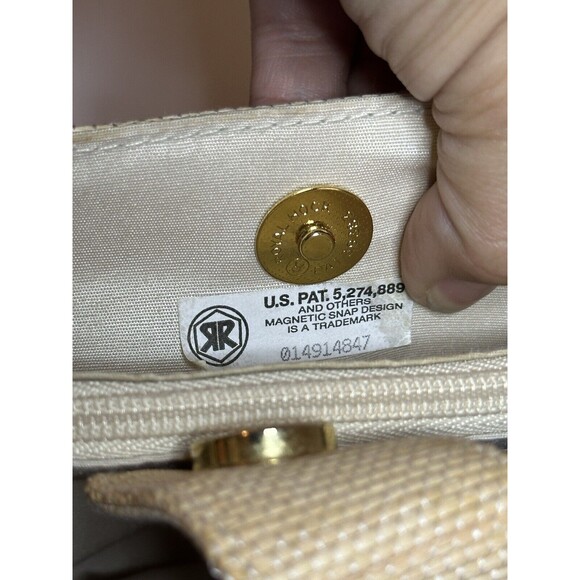 Vintage Etienne Aigner Handbag Paper Straw Handmade Trim Small Boho - Picture 5 of 16